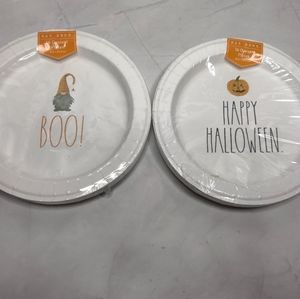 Rae Dunn Happy Halloween and Boo! Plates